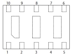 Application Circuit Diagram - Littelfuse SP3384NUTG 3.3V 15A Diode Array